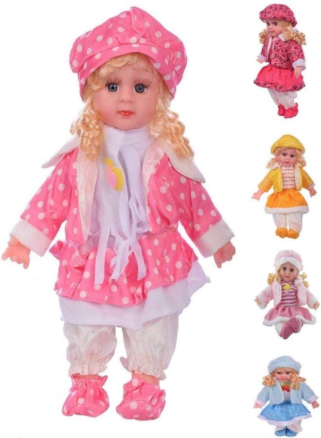 DHAVL Dhaval Singing Baby Girl Doll 40 cm - Big Size Interactive Talking & Musical Doll with Nursery Rhymes, Poems, Soft Plush Clothing, Lifelike Design - Cute Educational Toy Gift for Kids - Image 3
